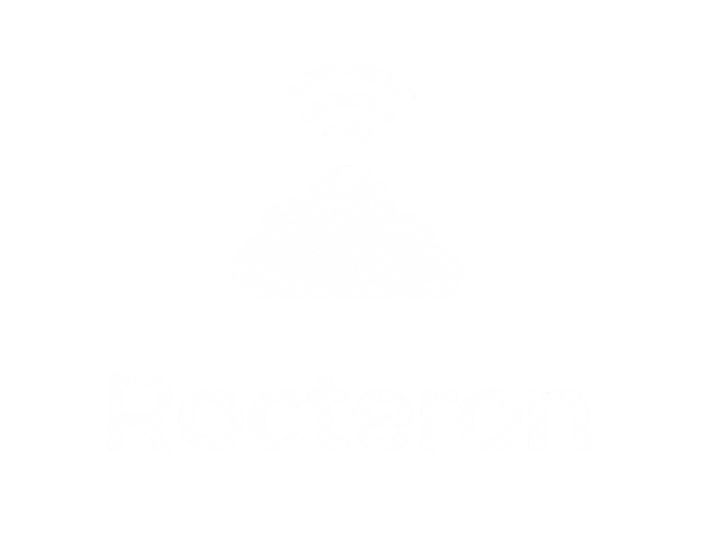 Rocteron logó fehér